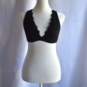 Pink Wireless Lace Bra